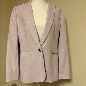 J. Crew Lavender herringbone Blazer Sz 12